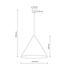 SOLIS Large Scandinavian Wood Pendant Light – Statement Cone Design (Limited Edition) - Dekor Butik