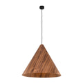 SOLIS Large Scandinavian Wood Pendant Light – Statement Cone Design (Limited Edition) - Dekor Butik