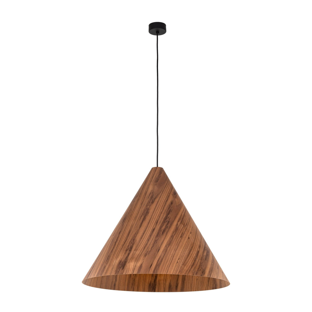 SOLIS Large Scandinavian Wood Pendant Light – Statement Cone Design (Limited Edition) - Dekor Butik