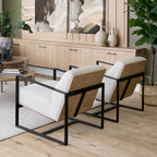 Stamford Accent Chair - Upholstered or Genuine Leather - Dekor Butik