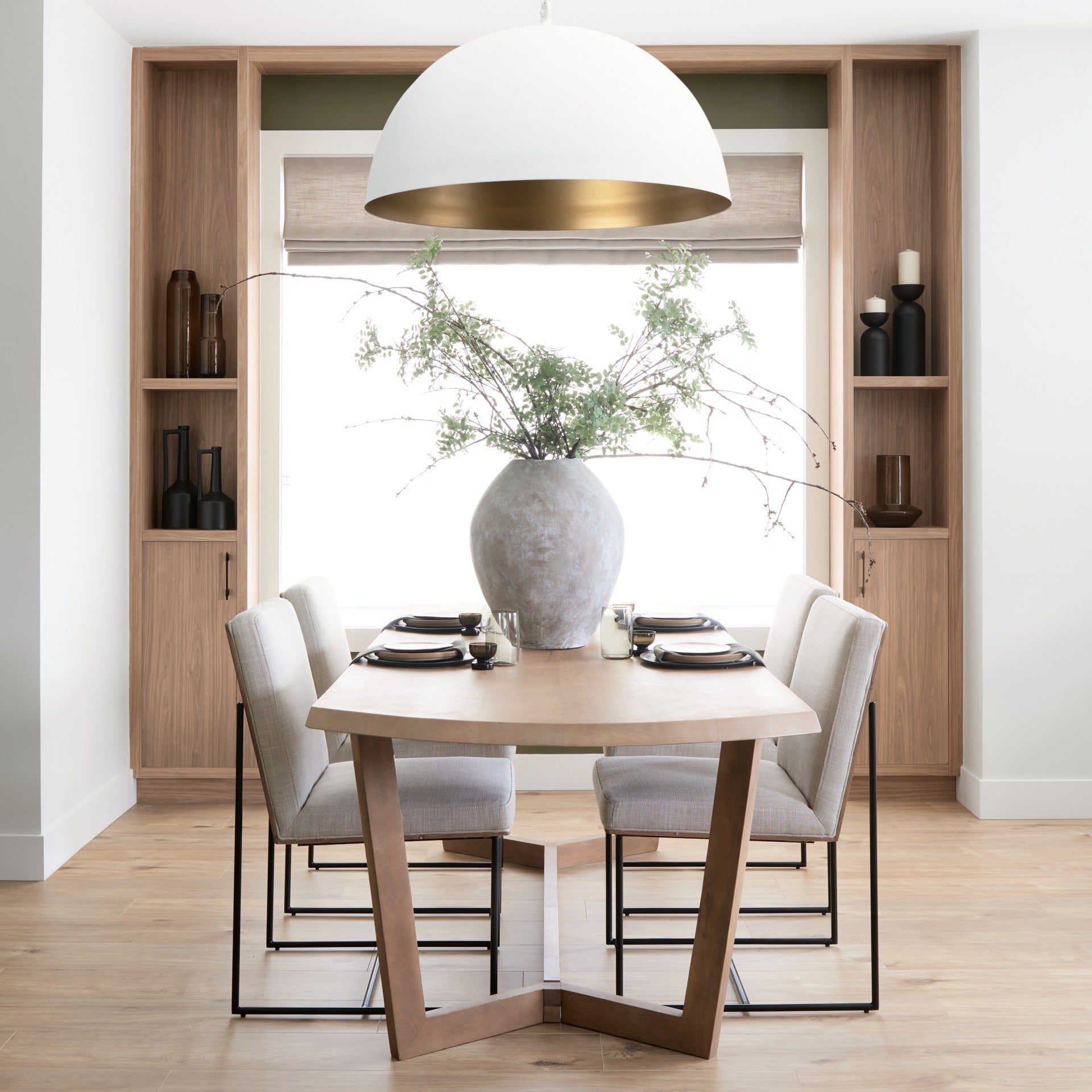Stamford Fabric Dining Chair - 2 Styles - Dekor Butik