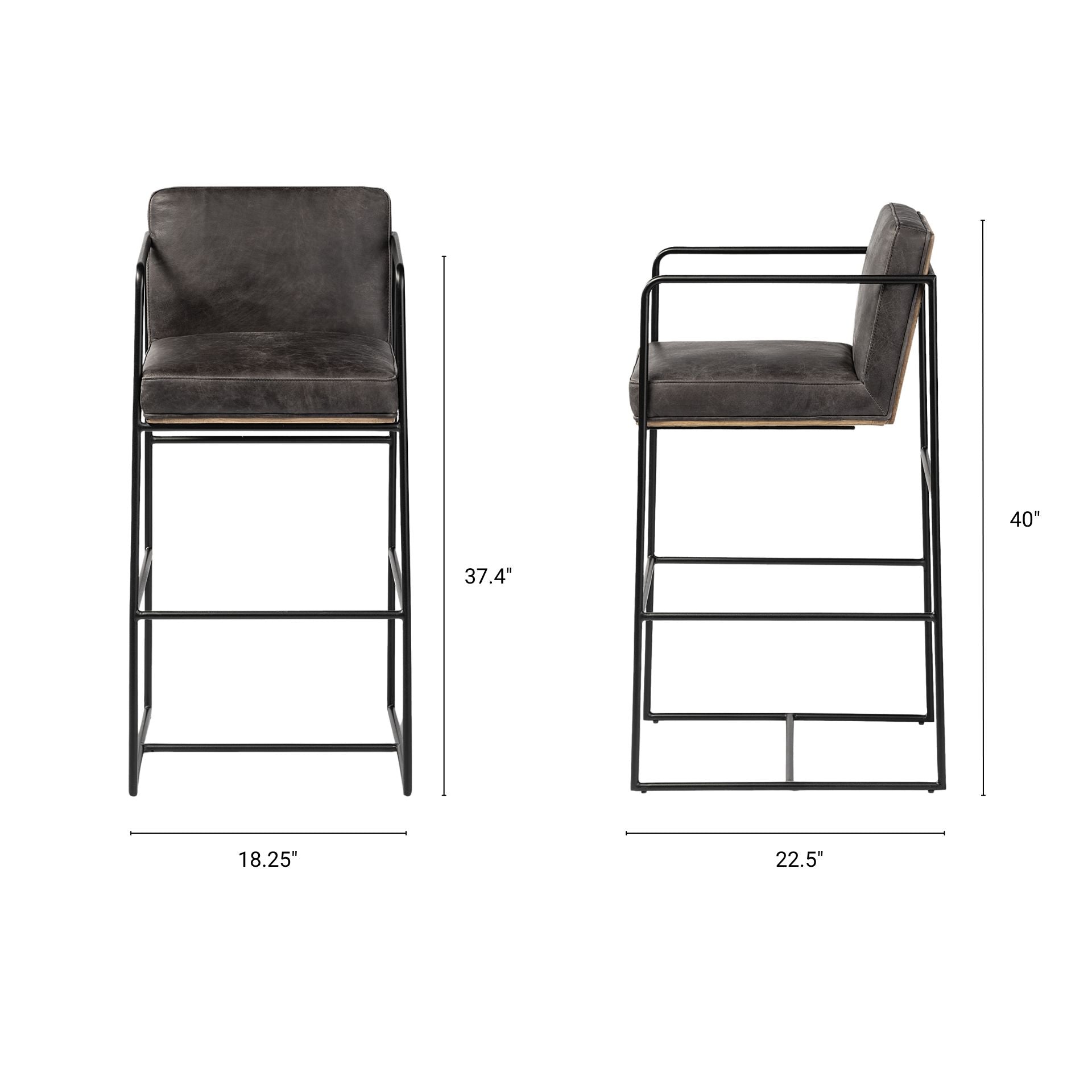 Stamford Stool - 2 Colors, 2 Sizes - Dekor Butik