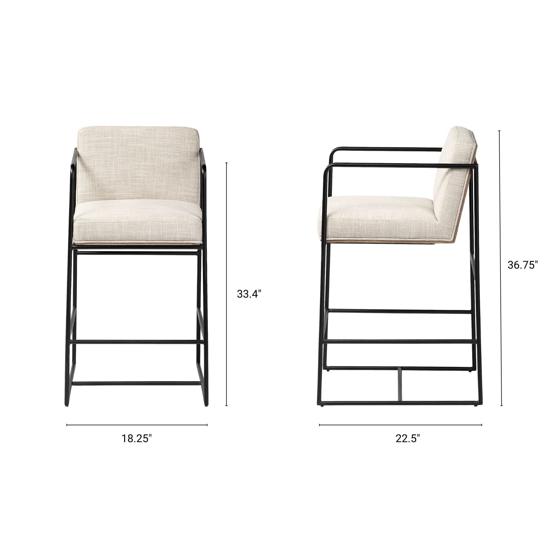 Stamford Stool - 2 Colors, 2 Sizes - Dekor Butik