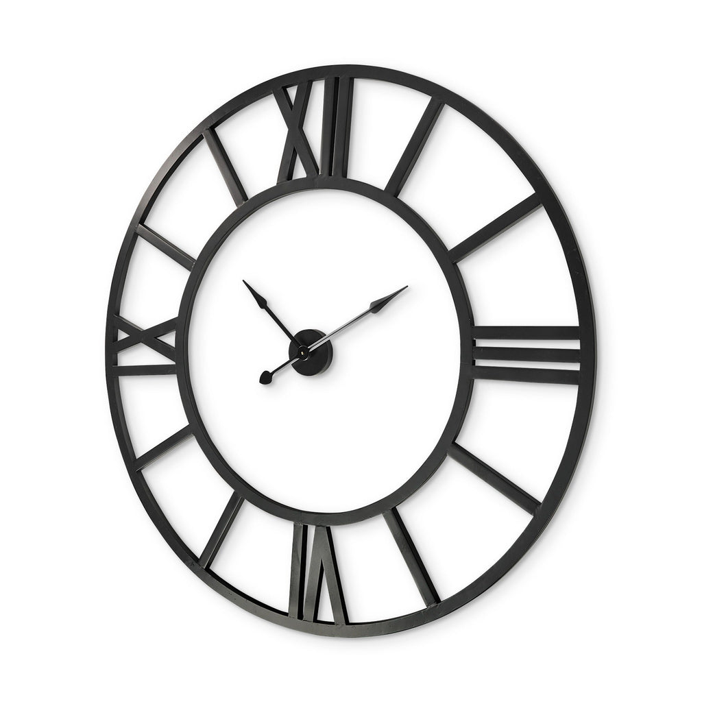 Stoke Round Giant Oversized Industrial Wall Clock - 3 Sizes - Dekor Butik