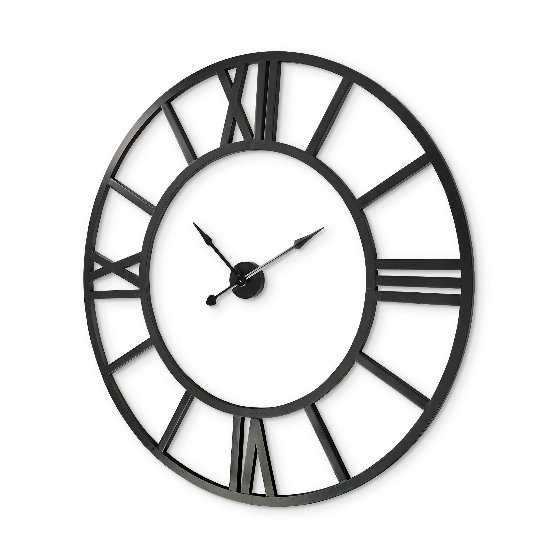 Stoke Round Giant Oversized Industrial Wall Clock - 3 Sizes - Dekor Butik
