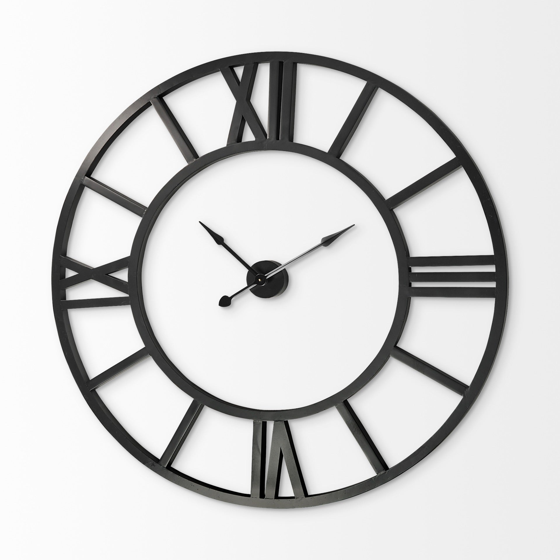 Stoke Round Giant Oversized Industrial Wall Clock - 3 Sizes - Dekor Butik