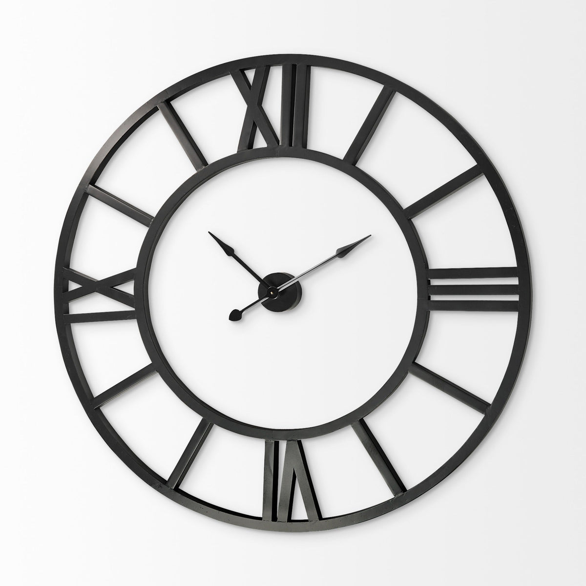 Stoke Round Giant Oversized Industrial Wall Clock - 3 Sizes - Dekor Butik