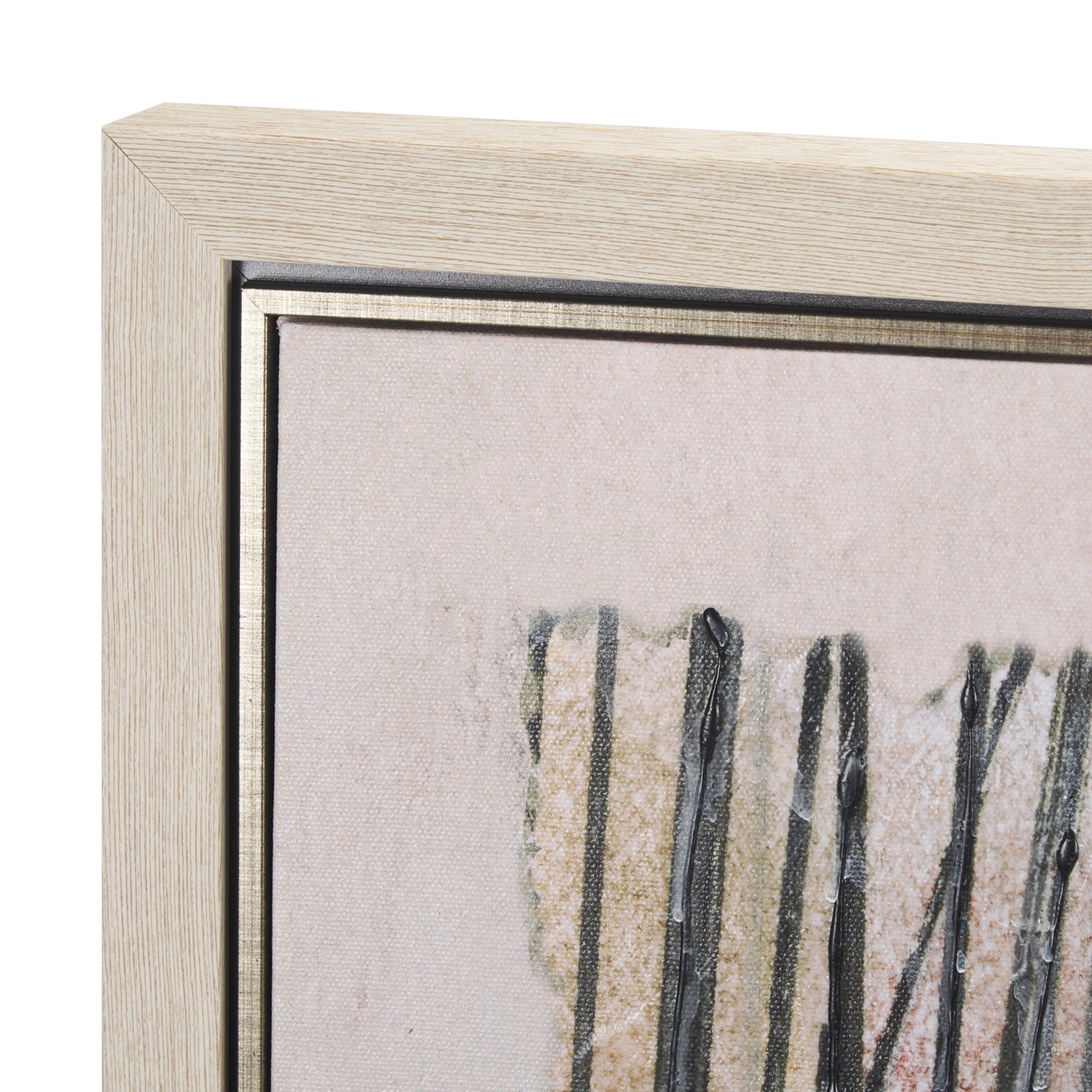 Strand by Mercana Studio a Hand Embellished Textured Framed Canvas - Dekor Butik