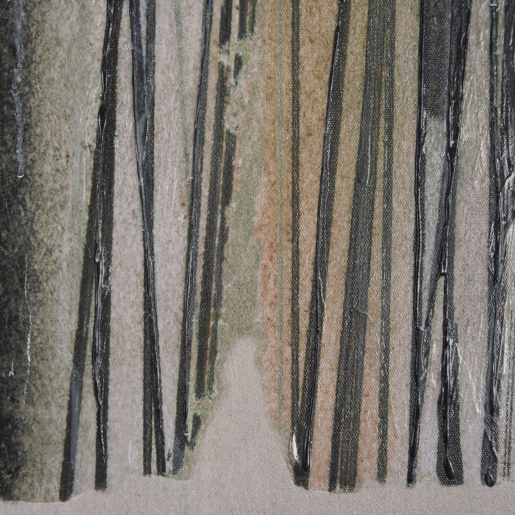 Strand by Mercana Studio a Hand Embellished Textured Framed Canvas - Dekor Butik