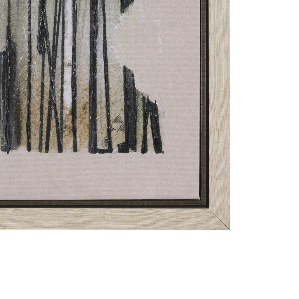 Strand by Mercana Studio a Hand Embellished Textured Framed Canvas - Dekor Butik