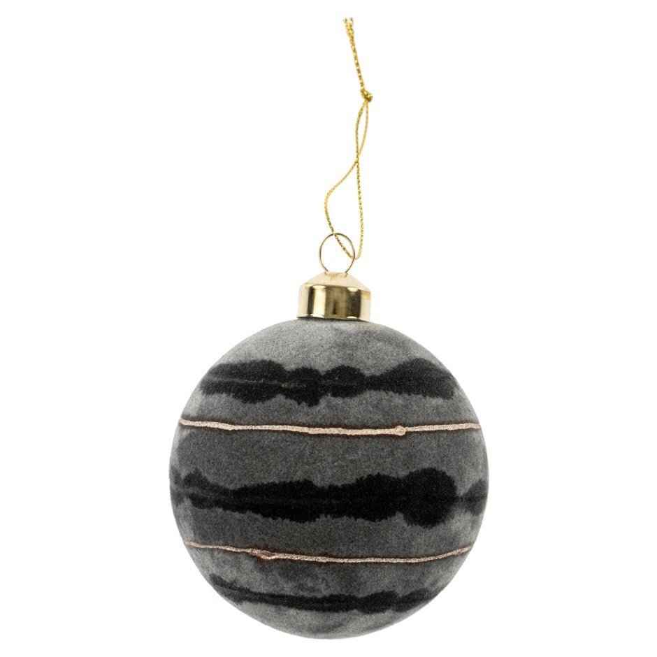 ChristmasStria Velvet Glass Ornament - Dekor Butik