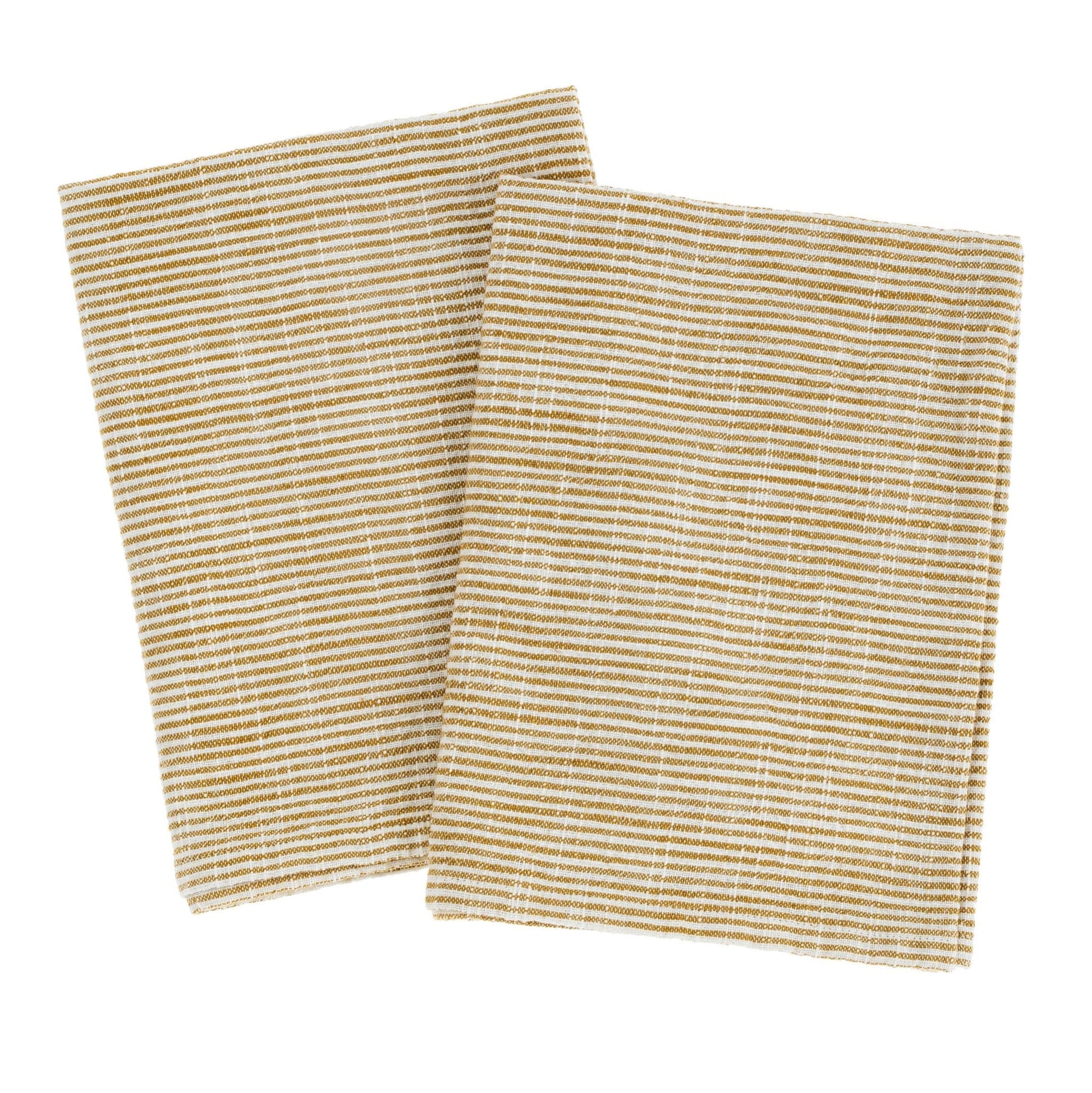 KitchenStriped Cotton Tea Towels Set of 2 - 3 Colours - Dekor Butik
