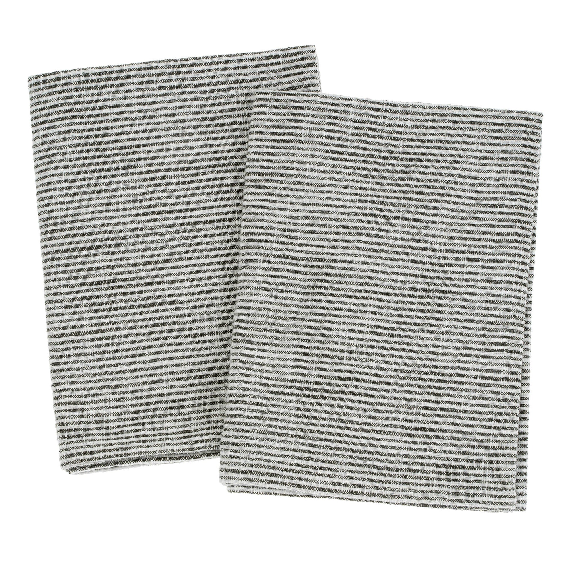 KitchenStriped Cotton Tea Towels Set of 2 - 3 Colours - Dekor Butik
