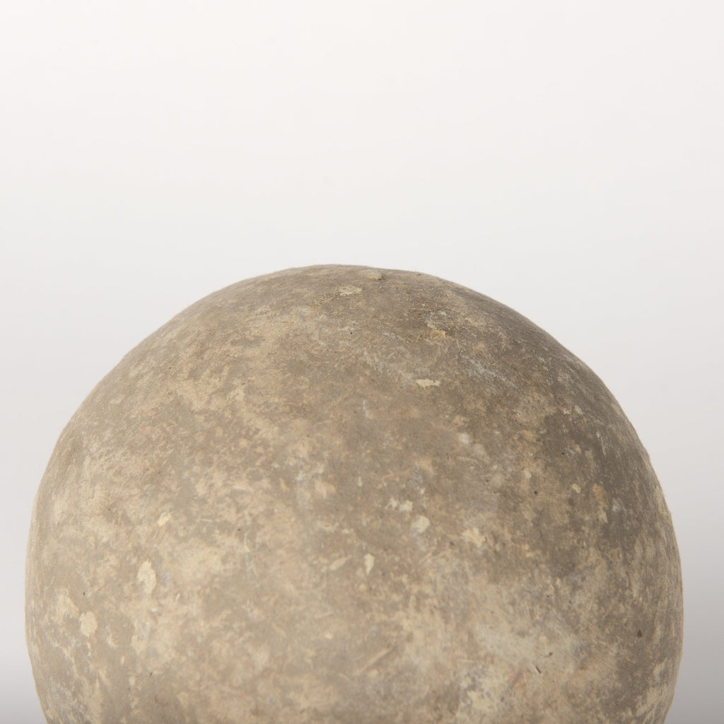 Sunita Set of 3 Gray Paper Mache Orbs - Dekor Butik