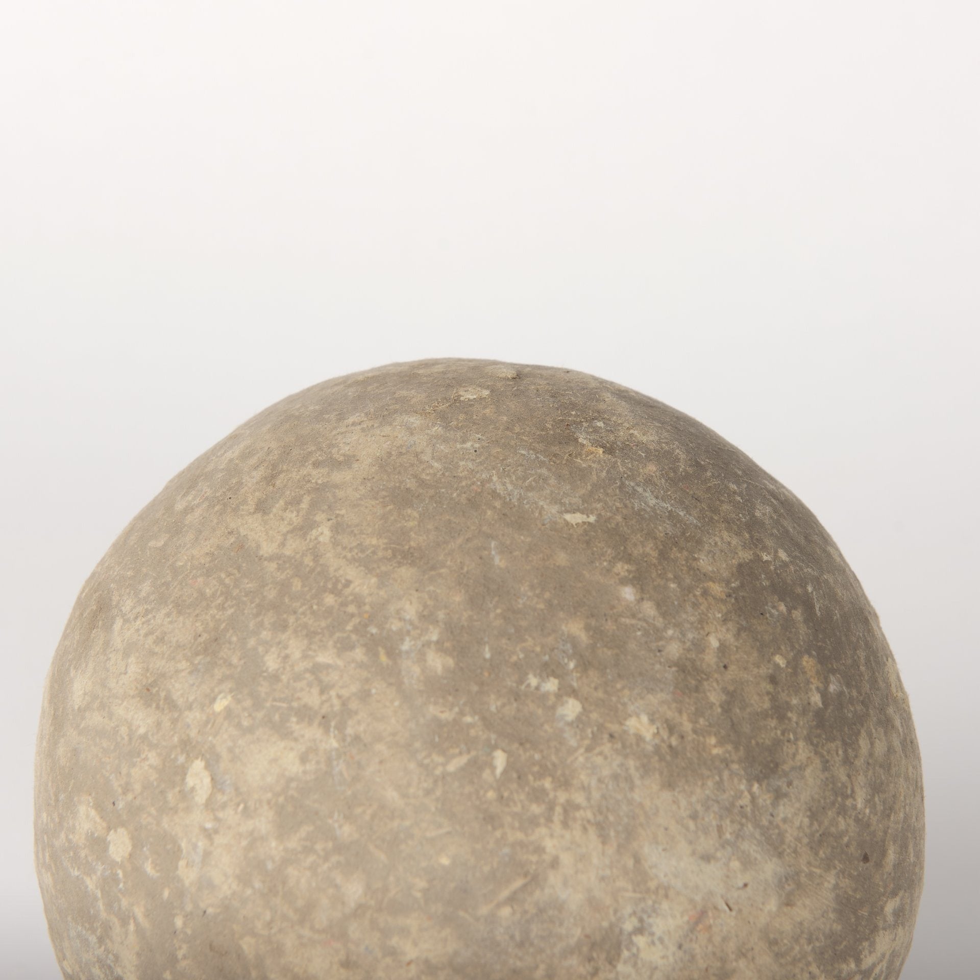 Sunita Set of 3 Gray Paper Mache Orbs - Dekor Butik