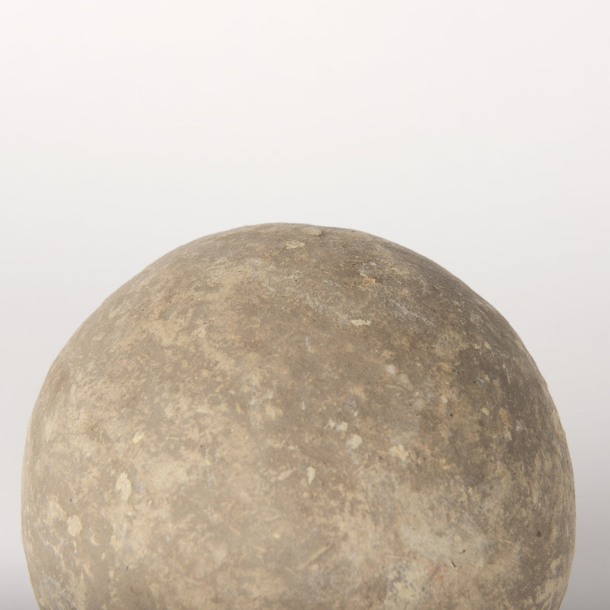 Sunita Set of 3 Gray Paper Mache Orbs - Dekor Butik