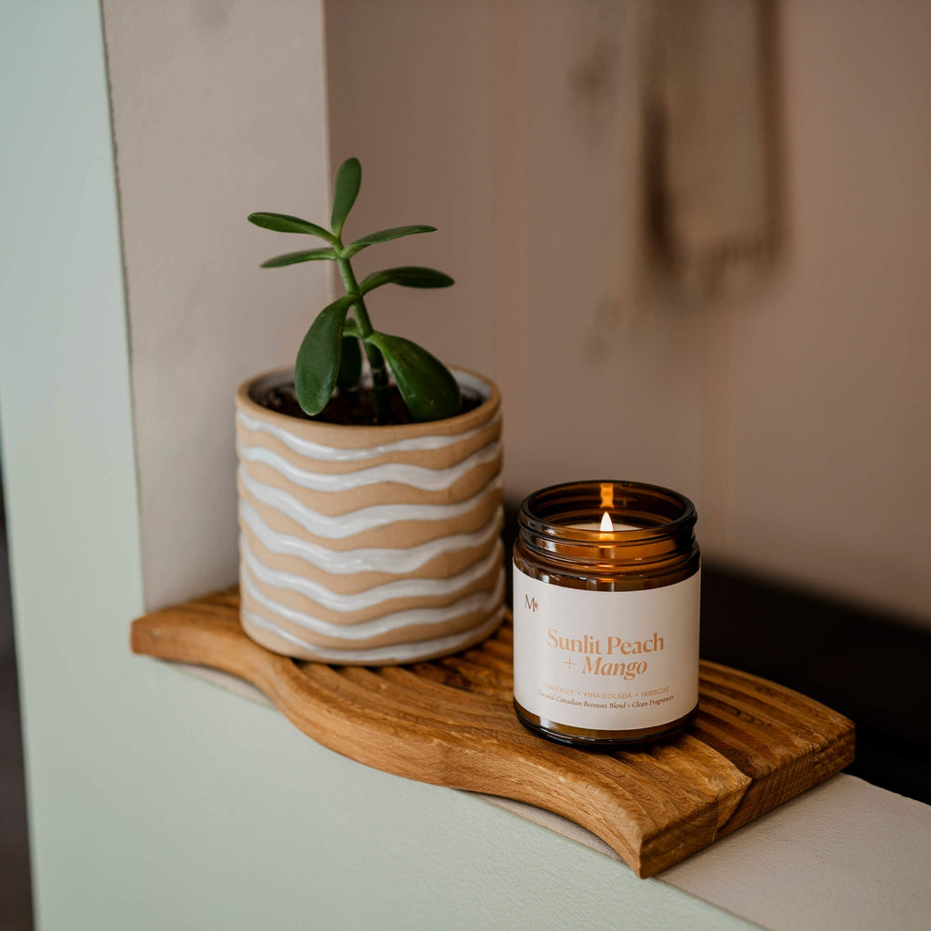 CandlesSunlit Peach + Mango Candle - Dekor Butik