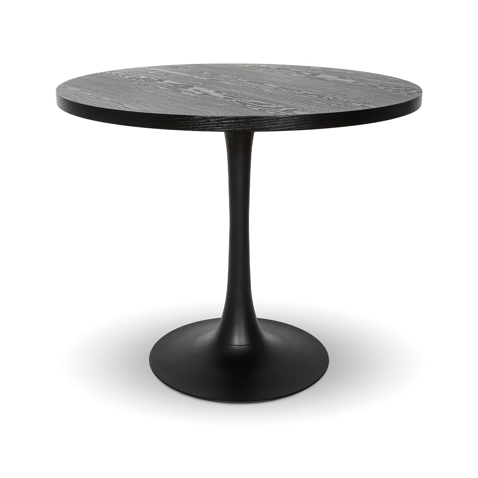 baseSurface Pedestal Dining Table - Black - Dekor Butik