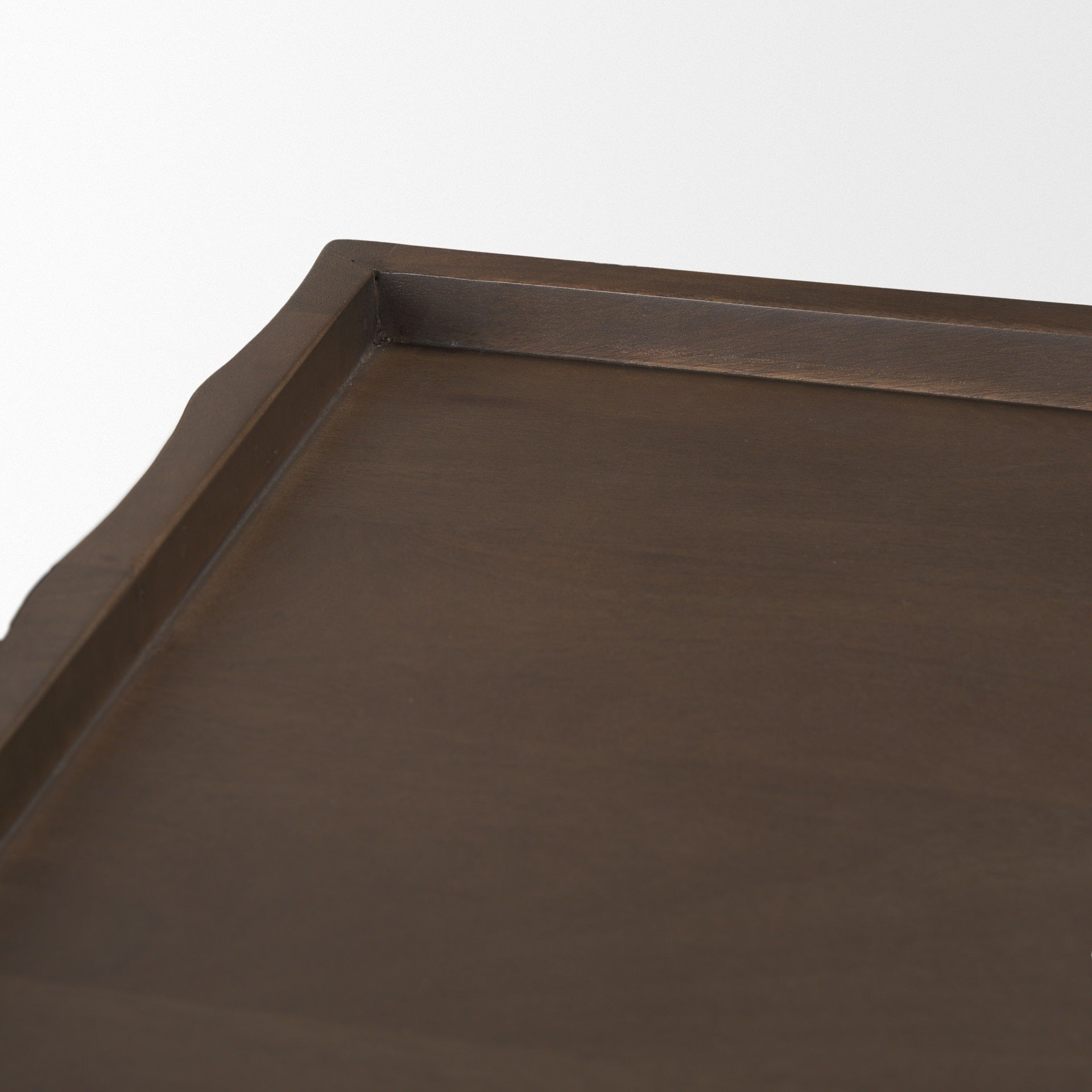 Swanson Dark Brown Wooden Scalloped Sideboard - Dekor Butik