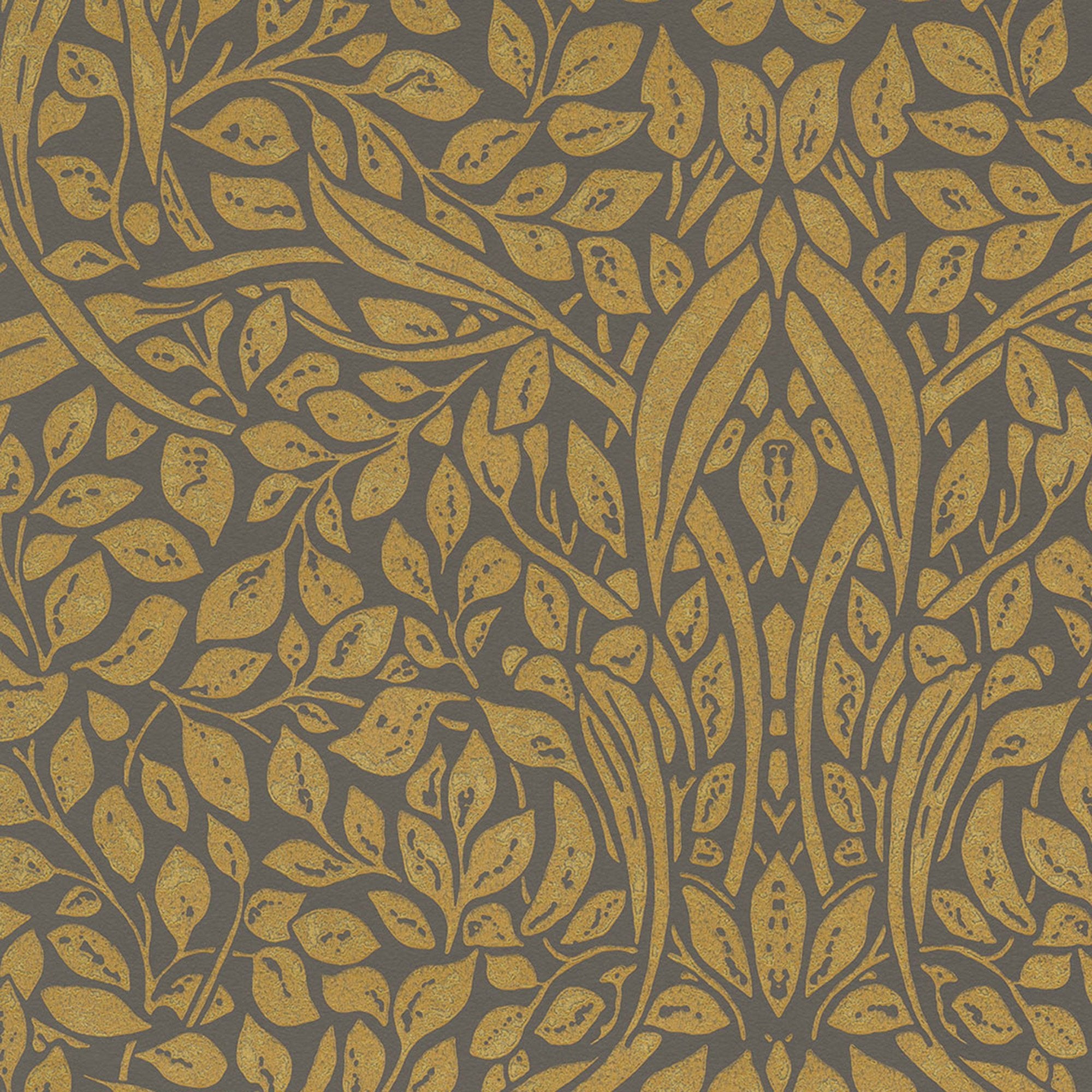 WallpaperSwirling Leaves Wallpaper - Dekor Butik