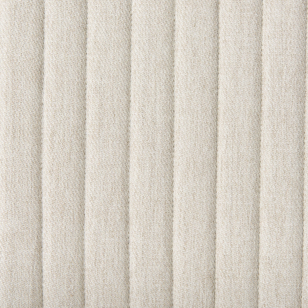 Tahoe Cream Fabric and Black - Brown Wood Dining Chair - Dekor Butik