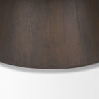 Takoda Dark Brown Wood Tapered Drum Nesting Coffee Tables - Set of 2 - Dekor Butik