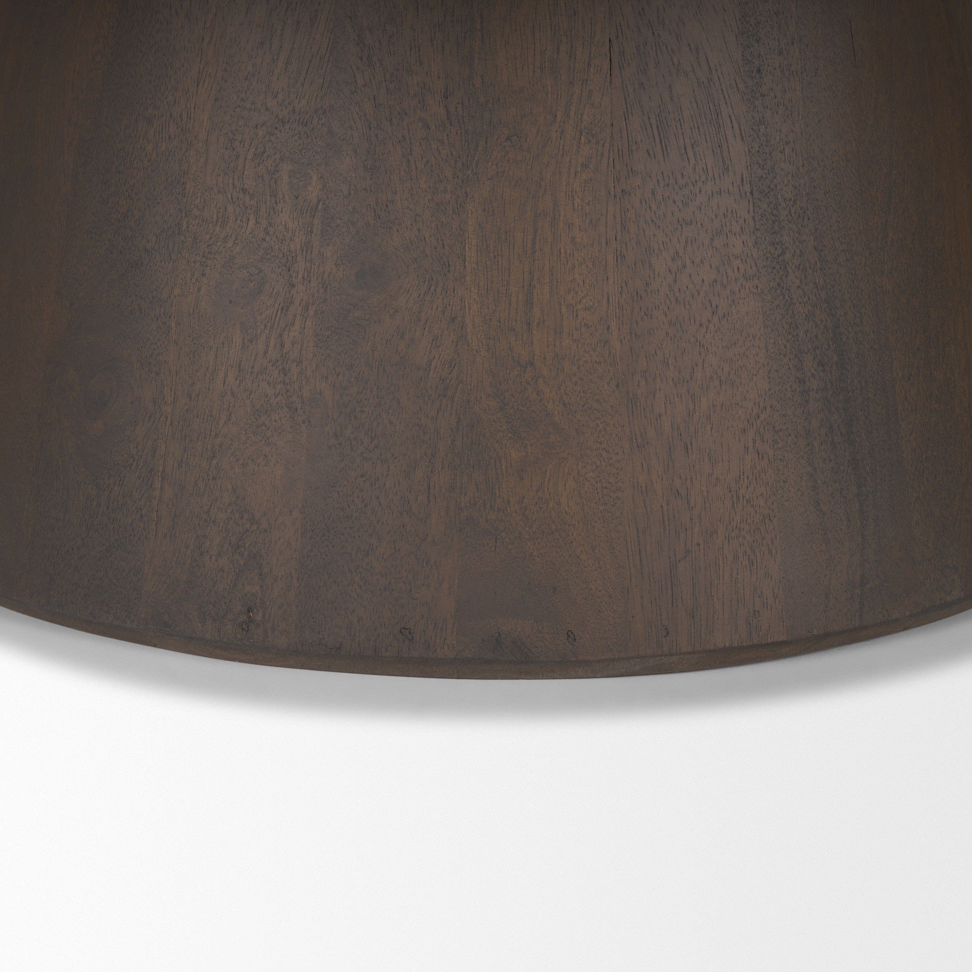 Takoda Dark Brown Wood Tapered Drum Nesting Coffee Tables - Set of 2 - Dekor Butik