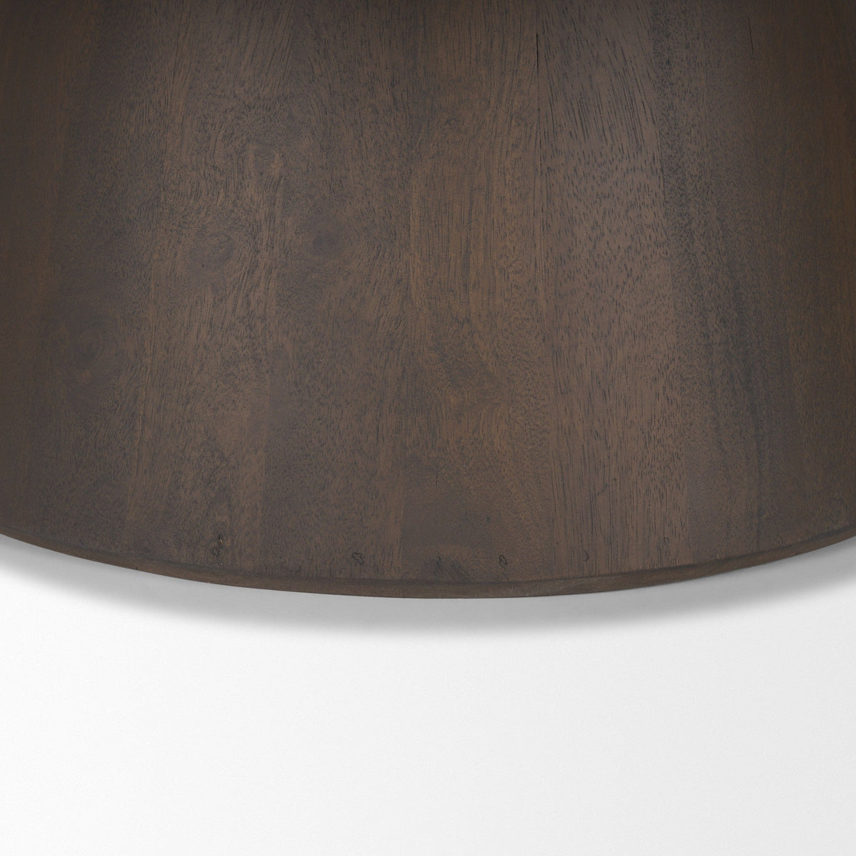 Takoda Dark Brown Wood Tapered Drum Nesting Coffee Tables - Set of 2 - Dekor Butik