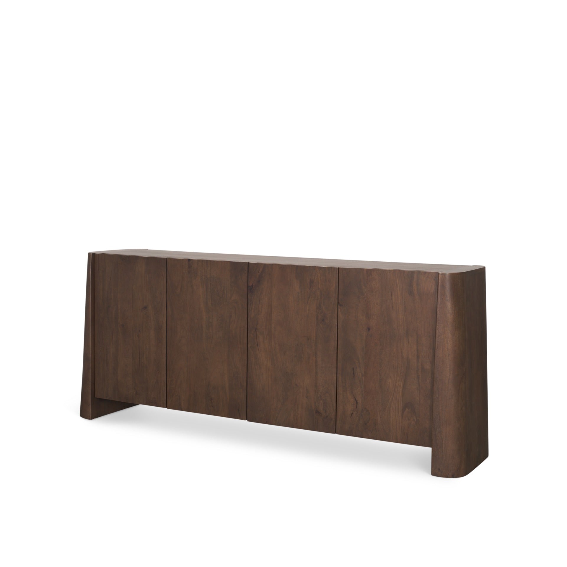 Tammar Brown Wood 4 - Door Sideboard - Dekor Butik