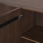 Tammar Brown Wood 4 - Door Sideboard - Dekor Butik
