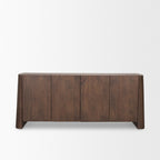 Tammar Brown Wood 4 - Door Sideboard - Dekor Butik