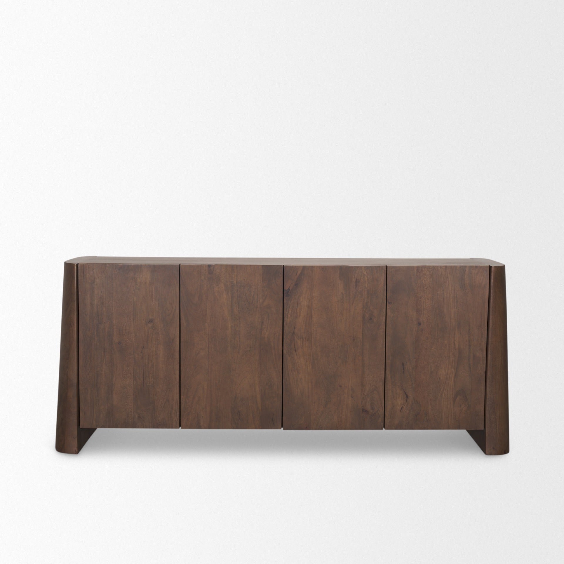 Tammar Brown Wood 4 - Door Sideboard - Dekor Butik