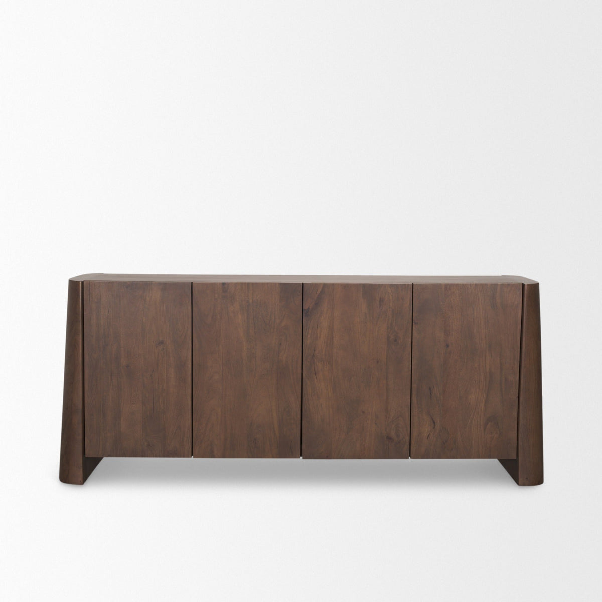 Tammar Brown Wood 4 - Door Sideboard - Dekor Butik