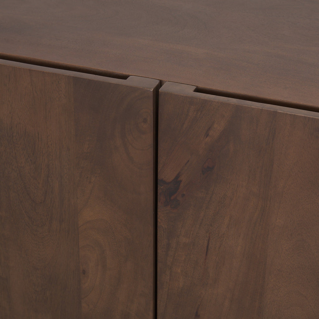 Tammar Brown Wood 4 - Door Sideboard - Dekor Butik