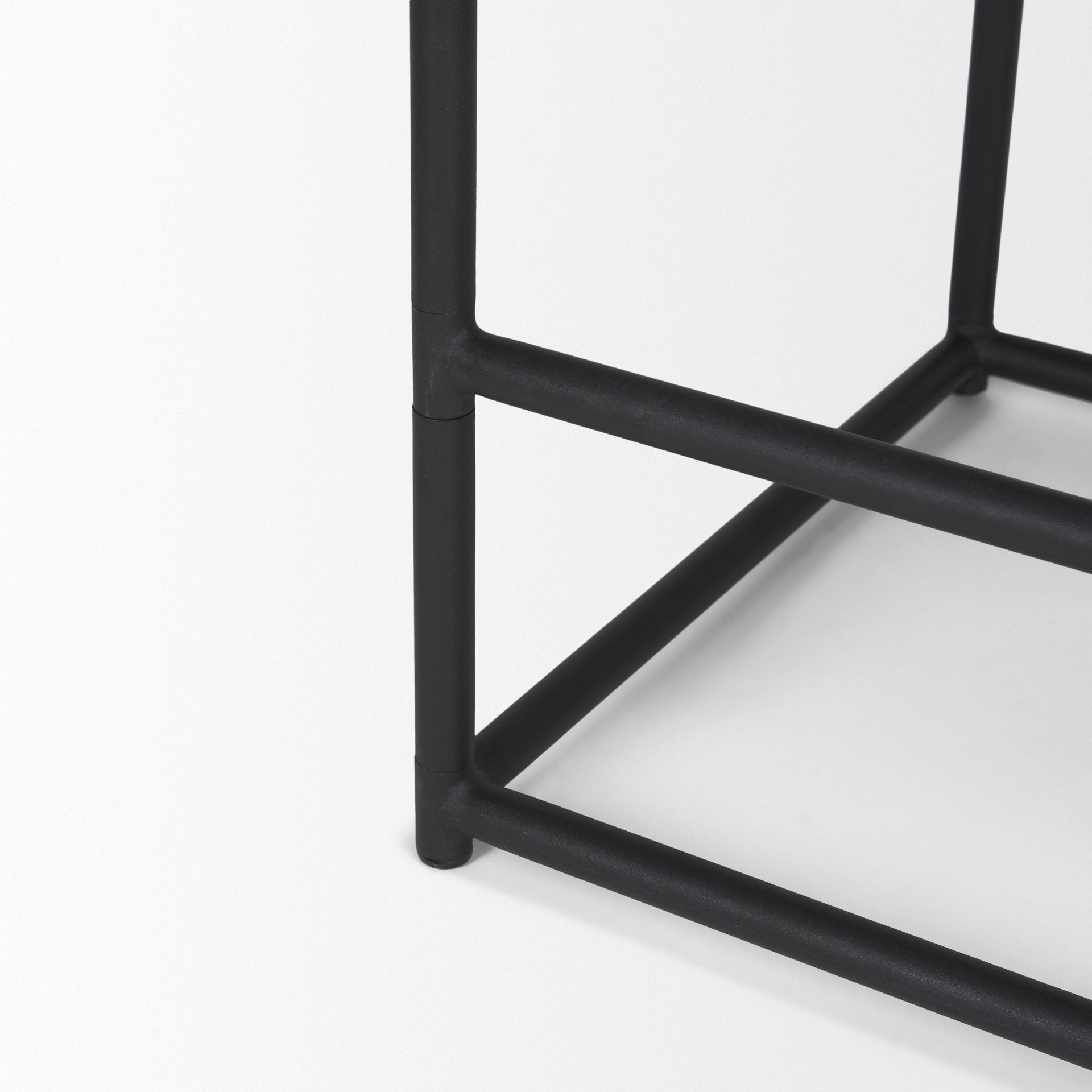 Taniel Leather Seat Stool - Dekor Butik