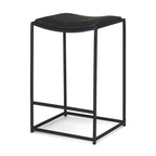 Taniel Leather Seat Stool - Dekor Butik