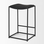 Taniel Leather Seat Stool - Dekor Butik
