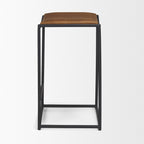 Taniel Leather Seat Stool - Dekor Butik