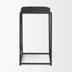 Taniel Leather Seat Stool - Dekor Butik