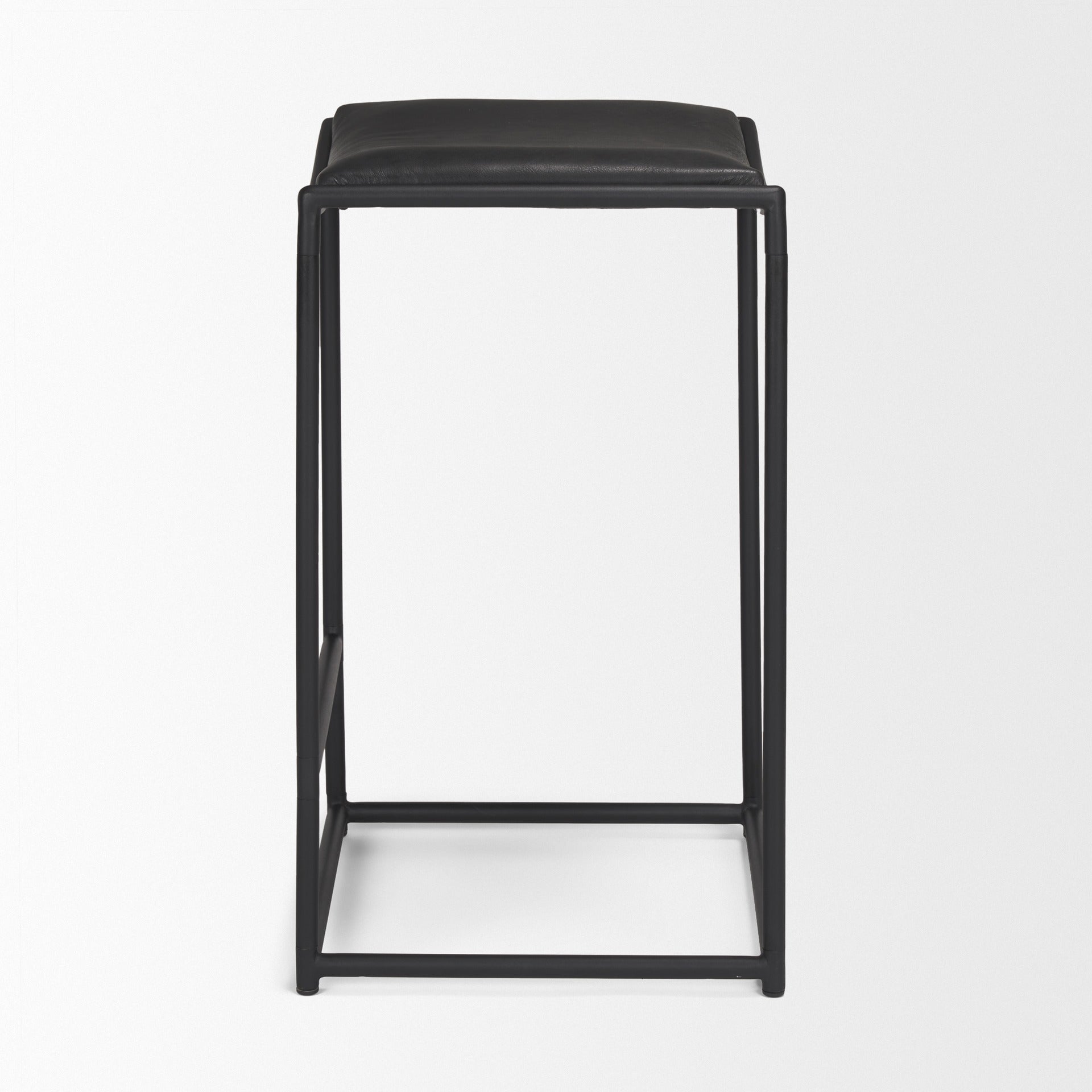 Taniel Leather Seat Stool - Dekor Butik
