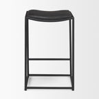 Taniel Leather Seat Stool - Dekor Butik