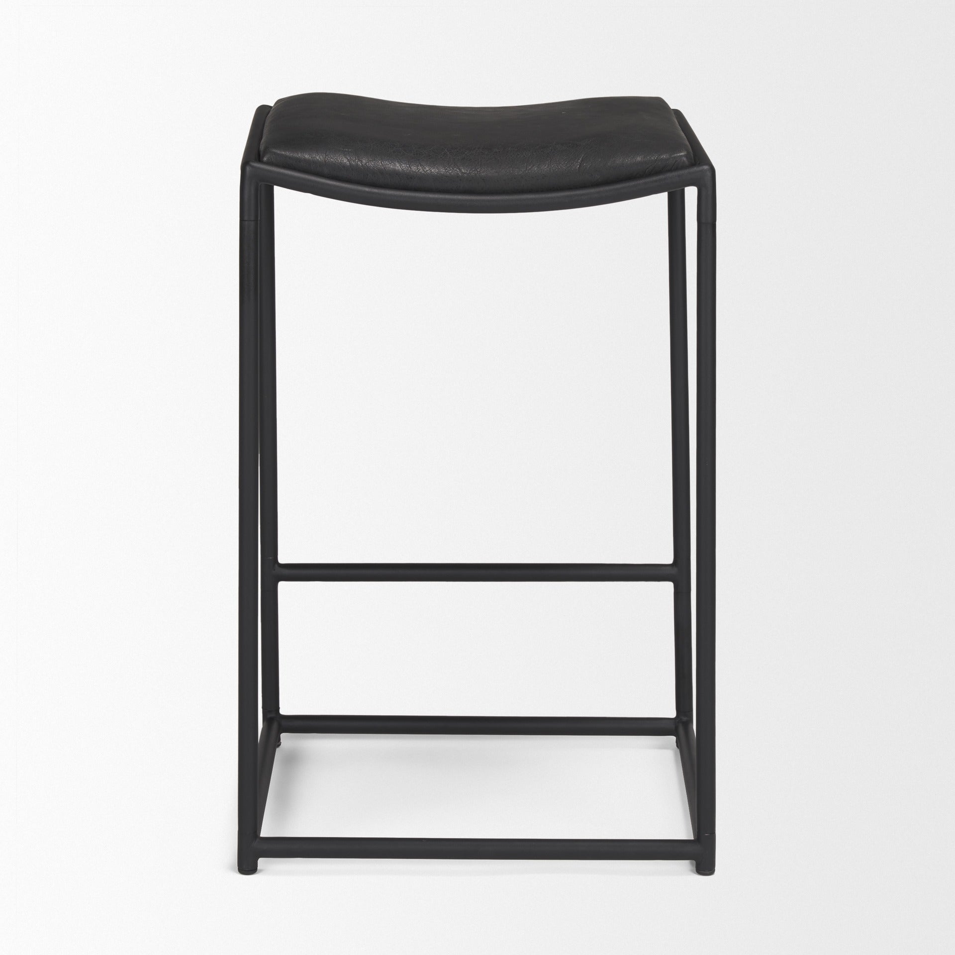 Taniel Leather Seat Stool - Dekor Butik