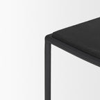 Taniel Wood/Leather Stool - 4 COLORS - Dekor Butik