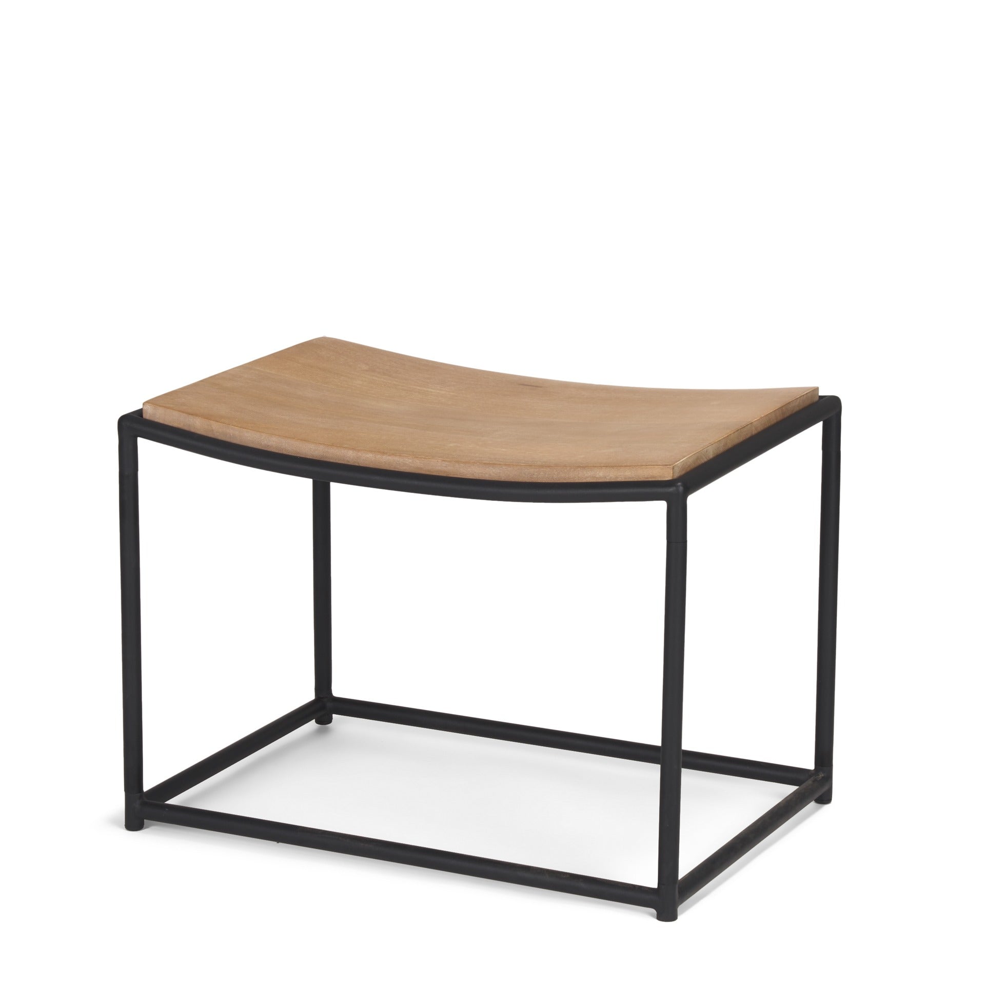 Taniel Wood/Leather Stool - 4 COLORS - Dekor Butik