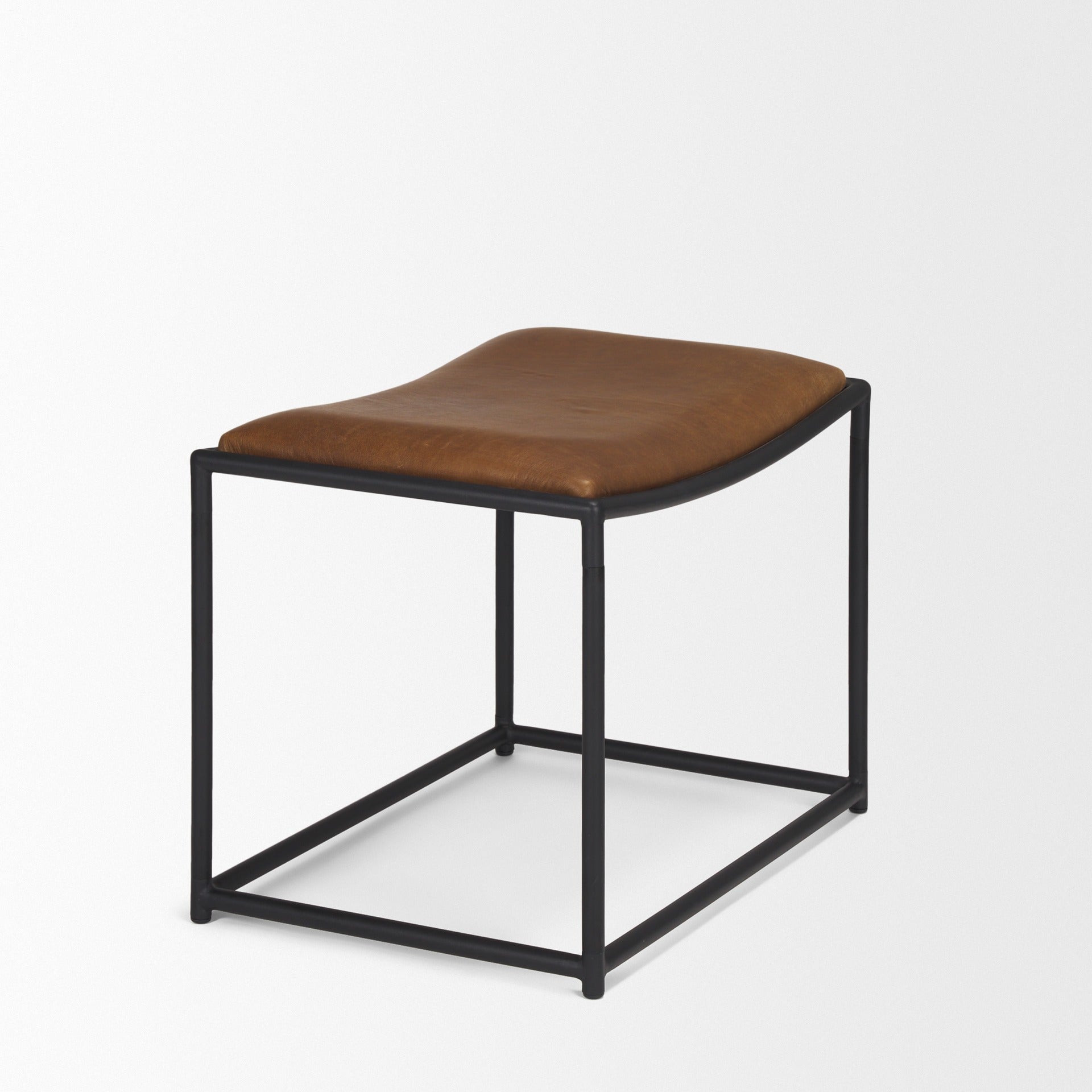 Taniel Wood/Leather Stool - 4 COLORS - Dekor Butik
