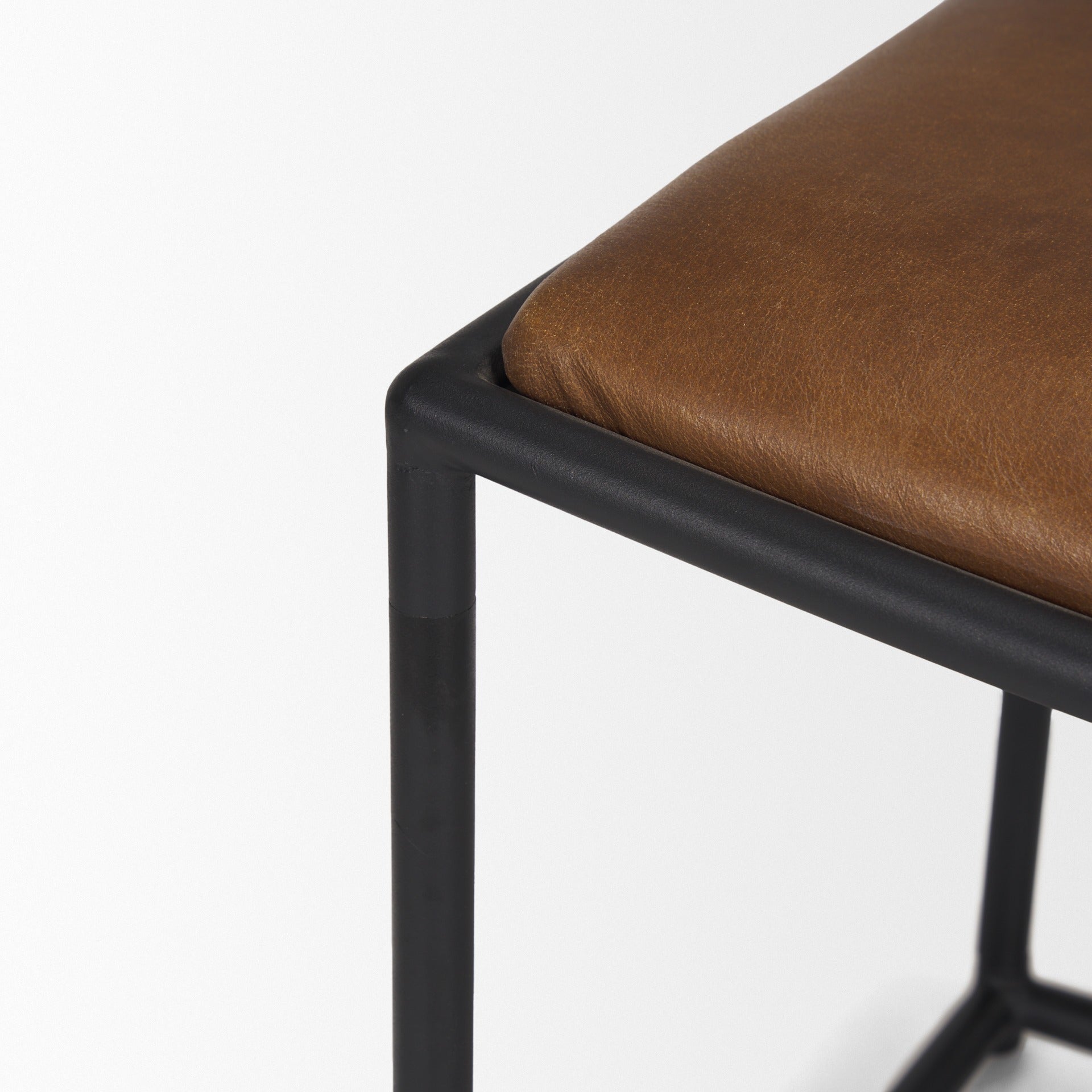 Taniel Wood/Leather Stool - 4 COLORS - Dekor Butik