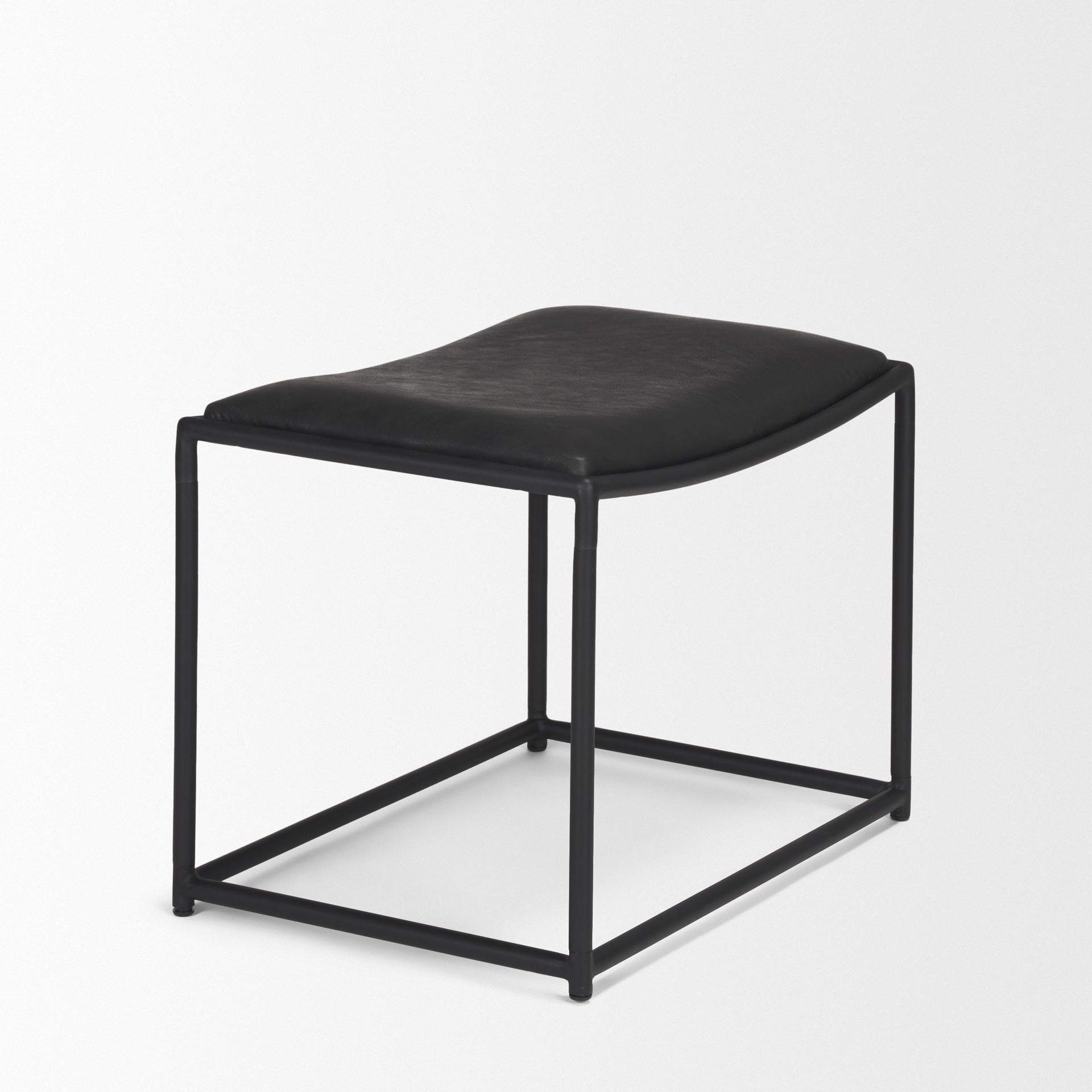 Taniel Wood/Leather Stool - 4 COLORS - Dekor Butik