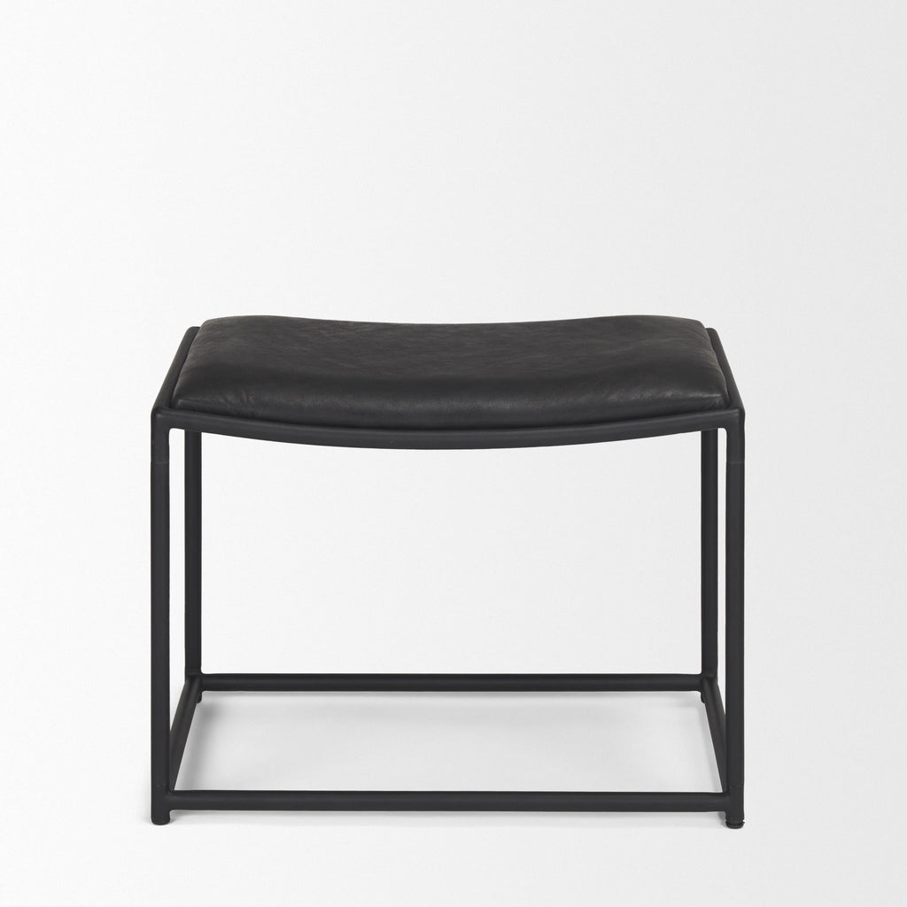 Taniel Wood/Leather Stool - 4 COLORS - Dekor Butik