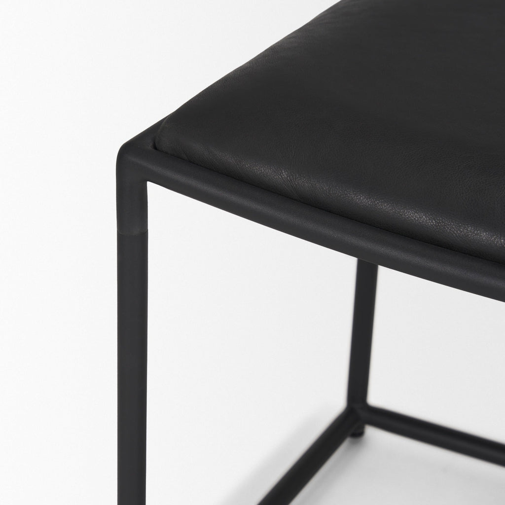 Taniel Wood/Leather Stool - 4 COLORS - Dekor Butik