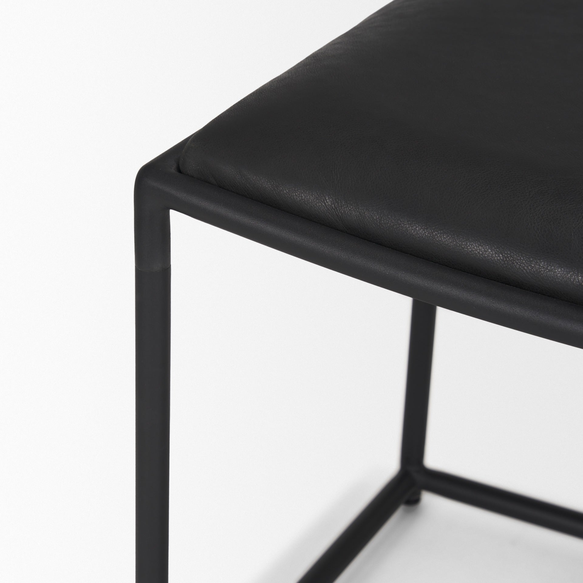 Taniel Wood/Leather Stool - 4 COLORS - Dekor Butik